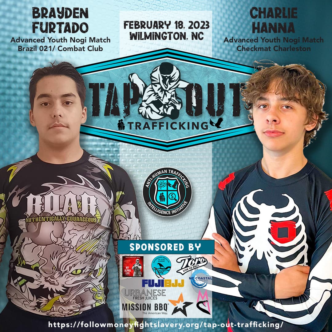 Tap Out Trafficking Fight Card Brayden and Charlie